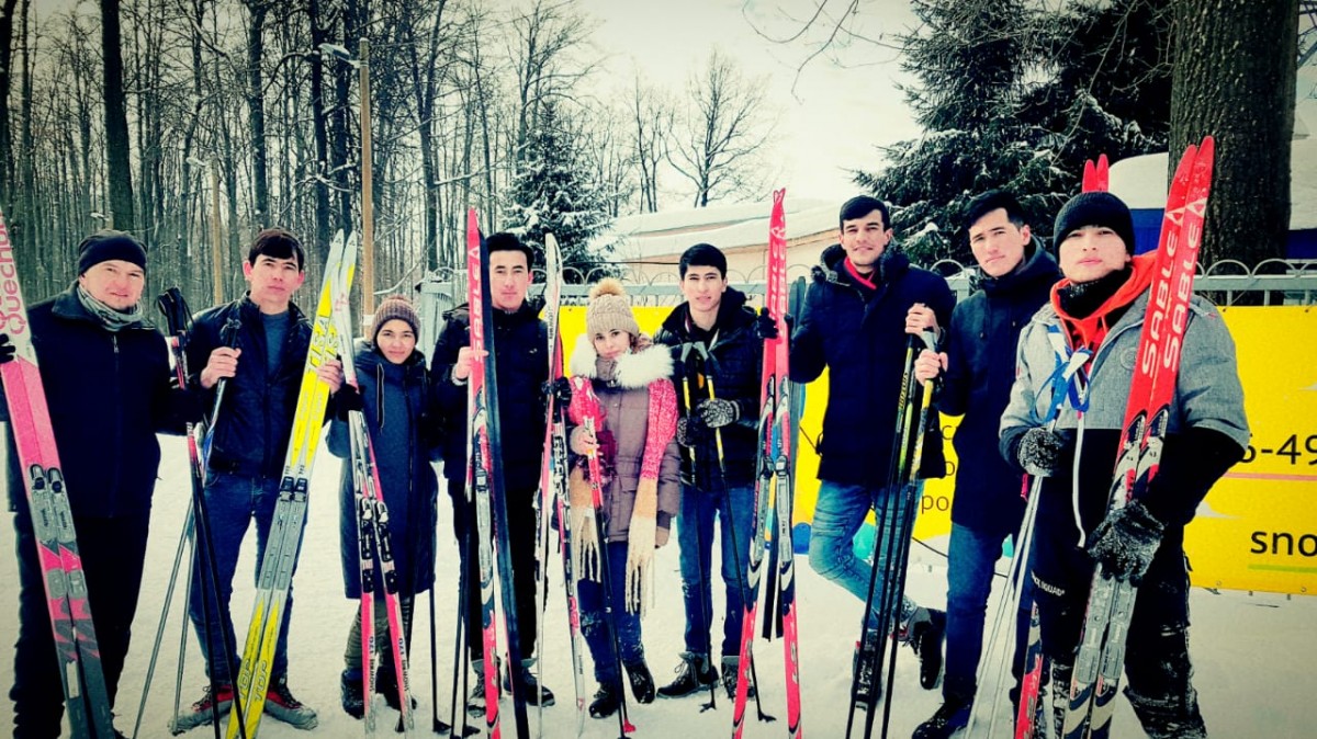 Туркмены на лыжах